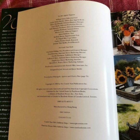 Bon Appetit Vintage Outdoor Entertaining Cookbook‎ 1999 - Picture 6 of 9